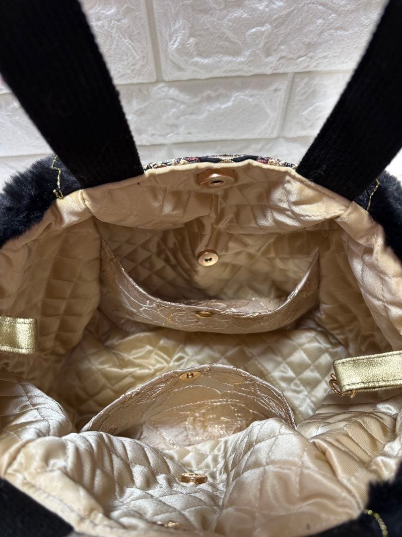 山*ば様 コヤンイサムチョン　ファーバッグ　サンダーちゃん　ブラウンうさちゃん