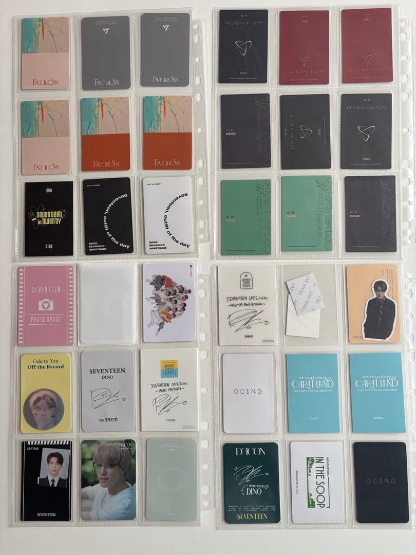 e*u様 SEVENTEEN DINO ディノ　トレカ　カード　他　大量　引退品