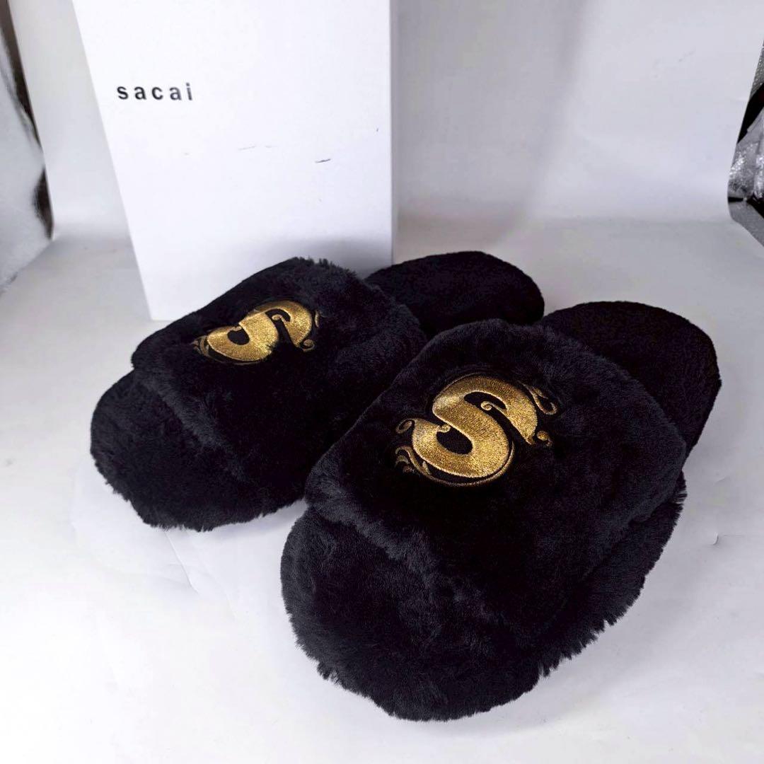 未使用✨ sacai HOTEL SLIPPERS 21-05625 ブラック