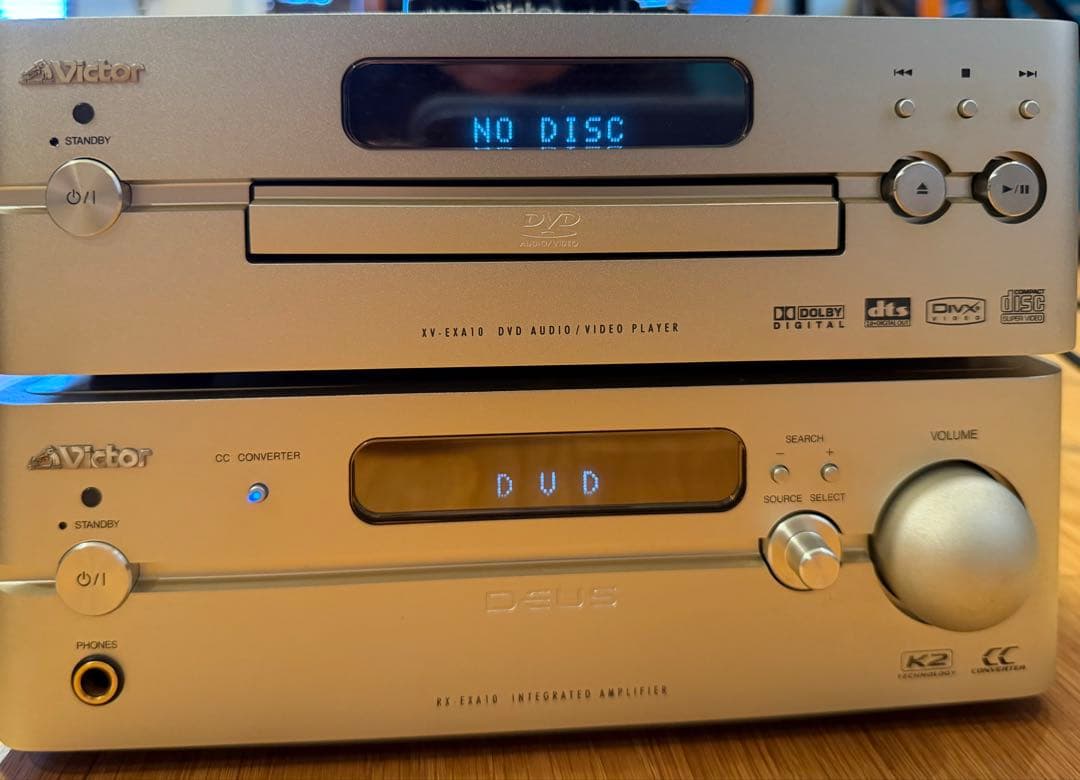 Victor EX-A10 DVDコンポ XV-EXA10 説明書付