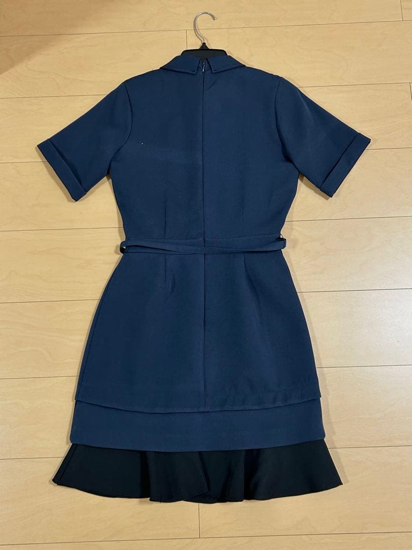 ワンピース Jacquard detail short dress