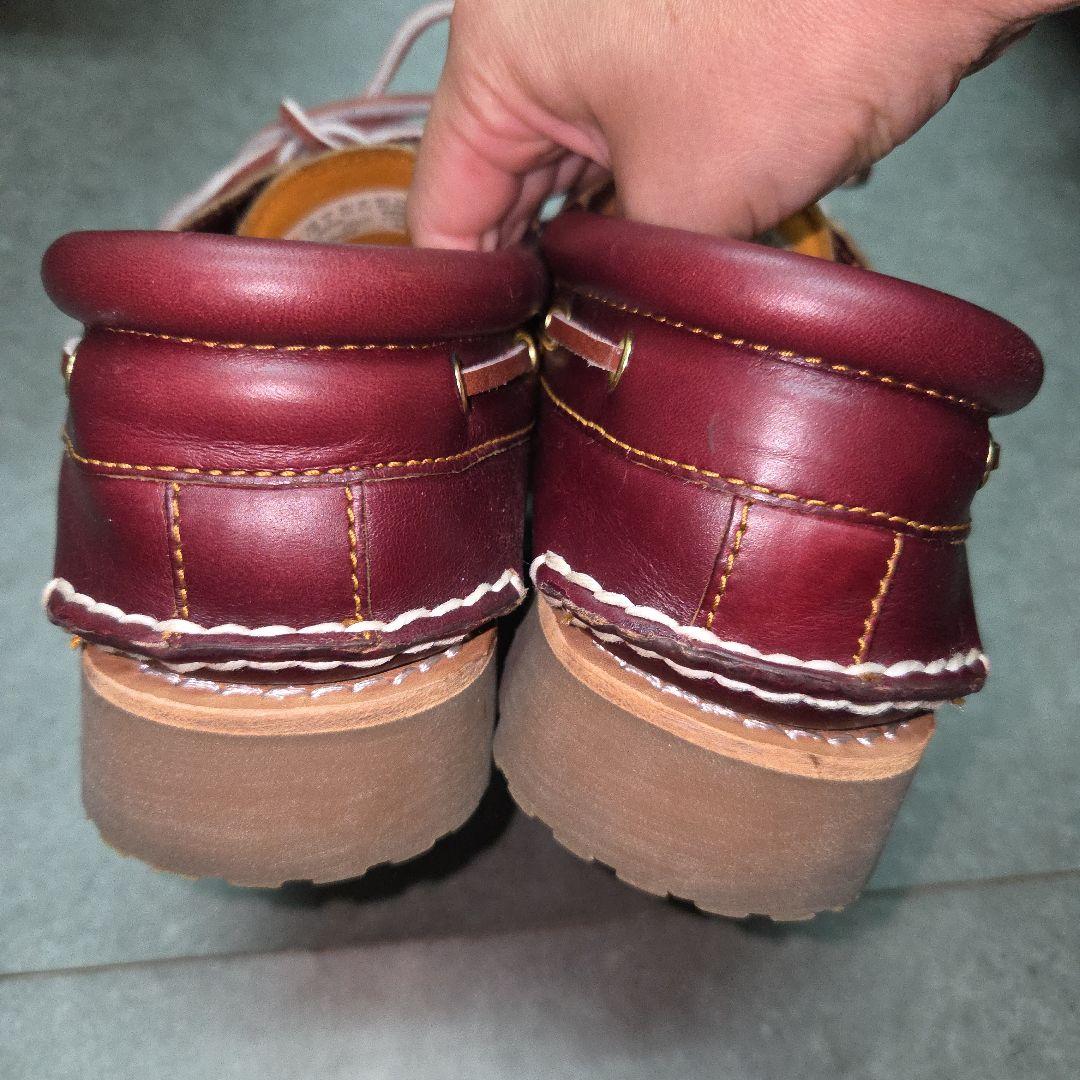 Timberlandスリーアイ3eye クラシックラグ27.5cm バーガンディ