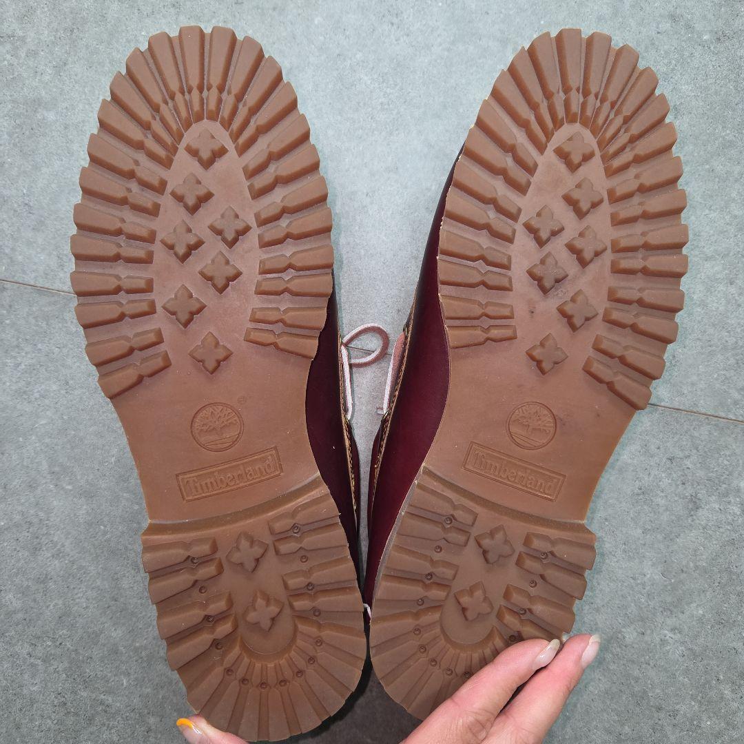 Timberlandスリーアイ3eye クラシックラグ27.5cm バーガンディ