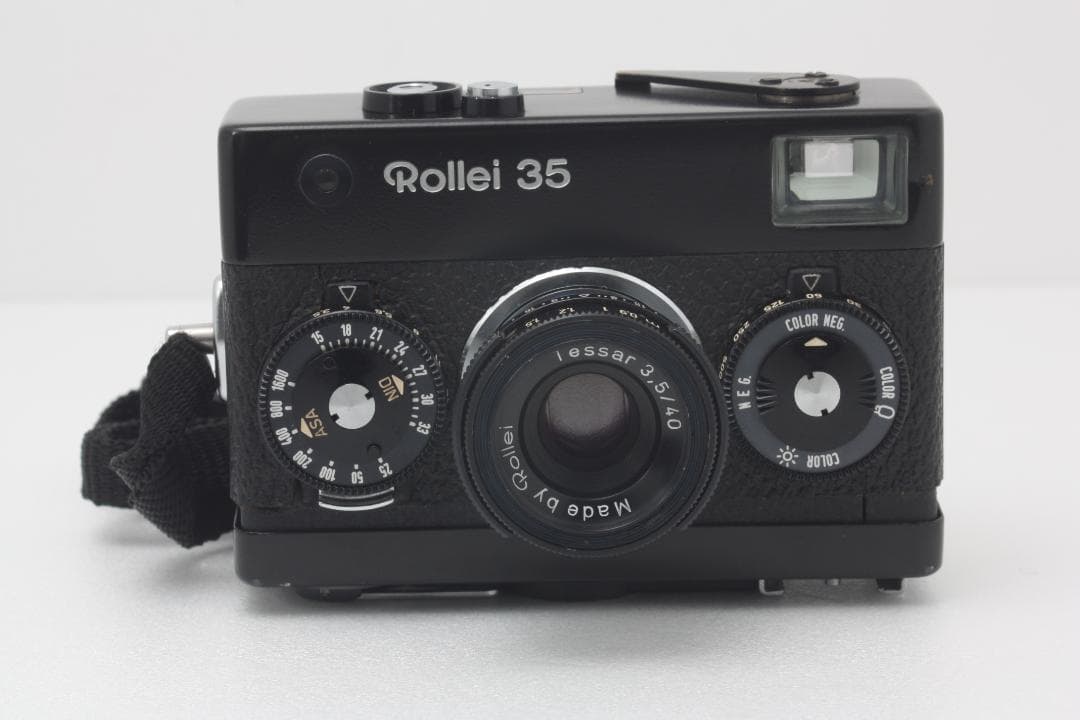 ローライ Rollei 35 ブラック ストラップ・フード付き #275a