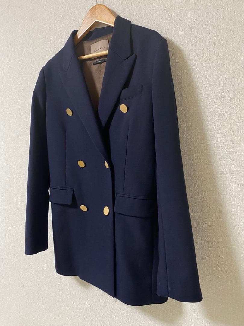 専用⭐️BEAMS LIGHTSビームス紺ブレウールダブルテーラードジャケット