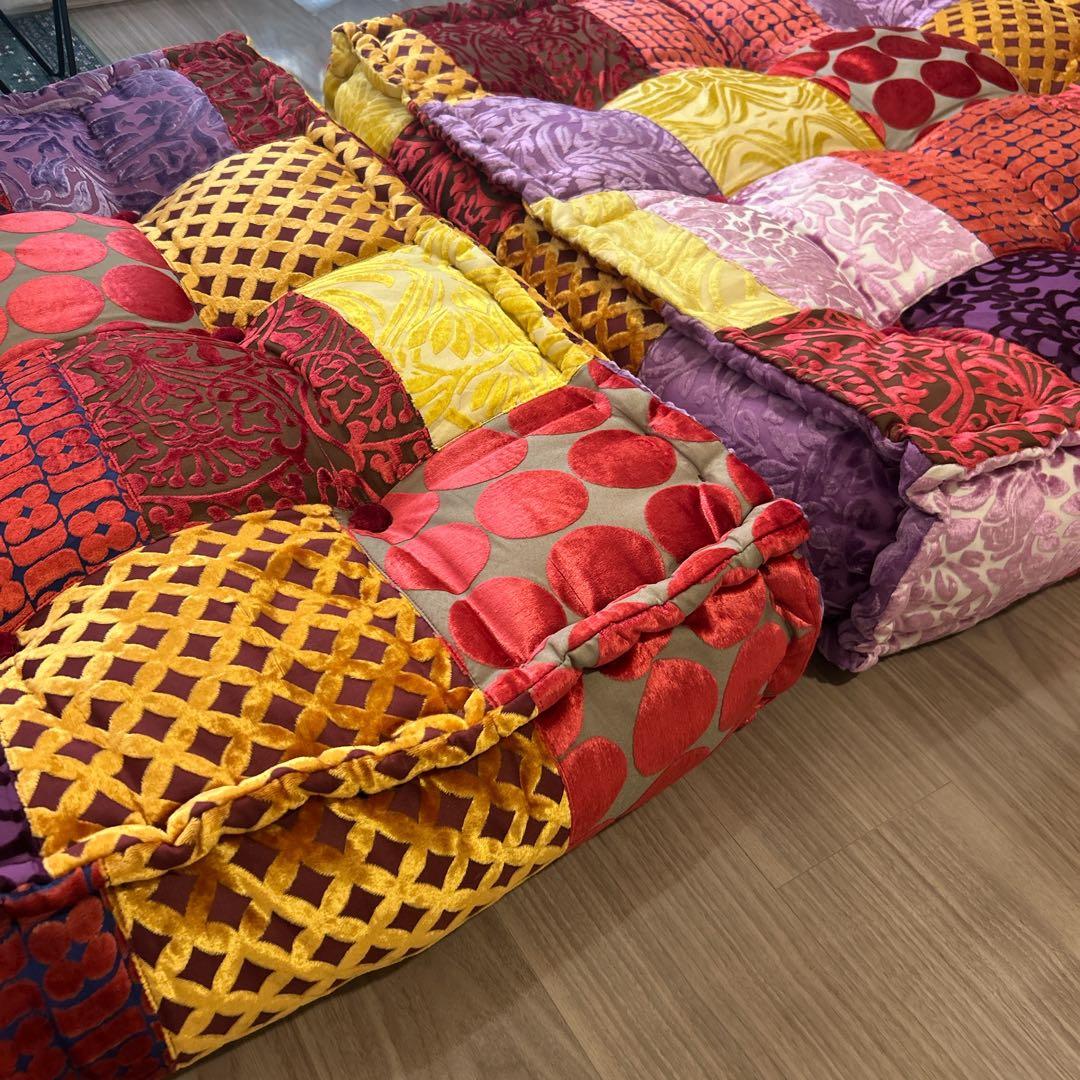 アデペシュ block multi zabu ottoman 2点セット