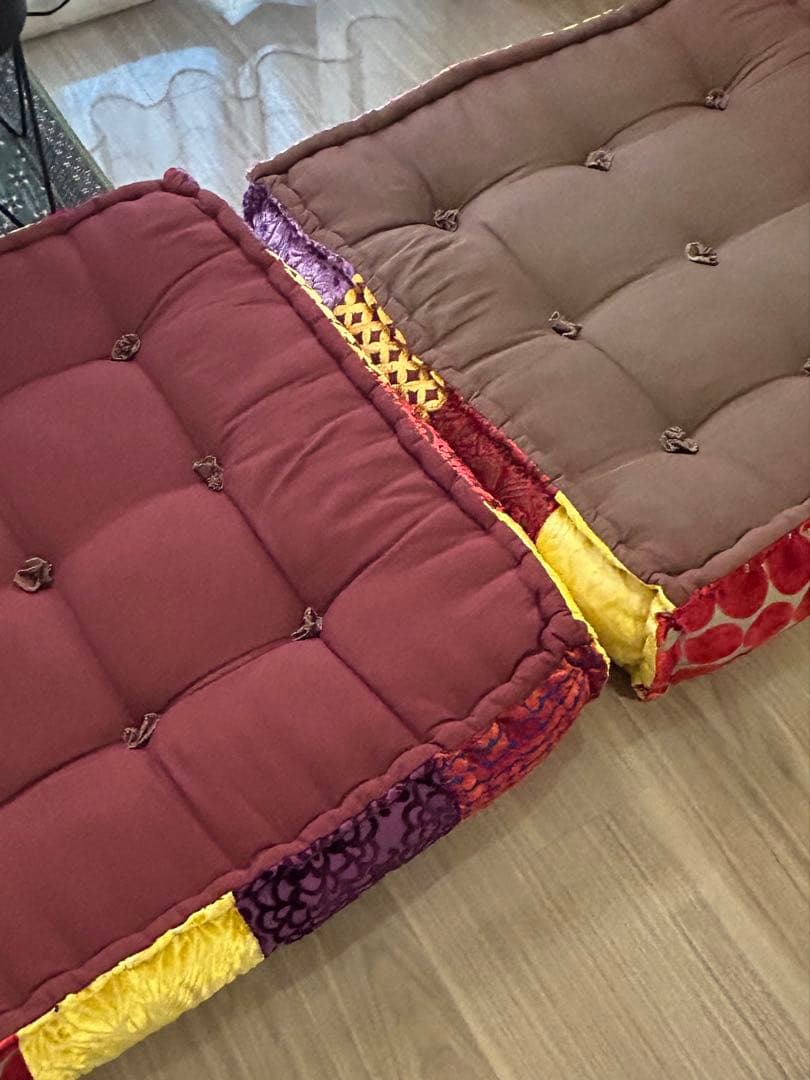 アデペシュ block multi zabu ottoman 2点セット