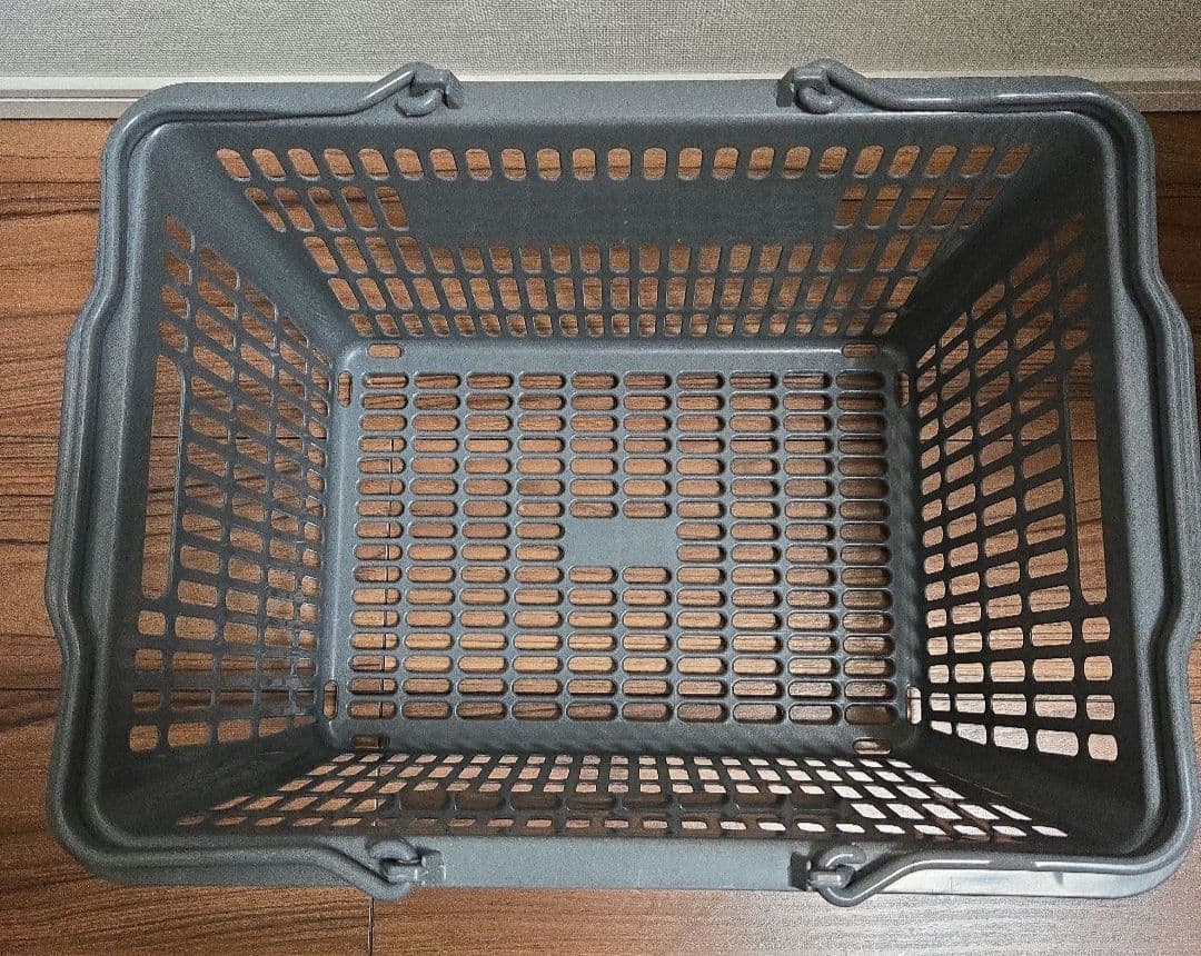 P.F.S. PARTS CENTER グレー バスケット　買い物 かご