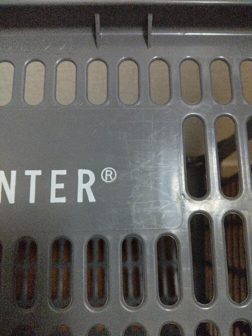 P.F.S. PARTS CENTER グレー バスケット　買い物 かご