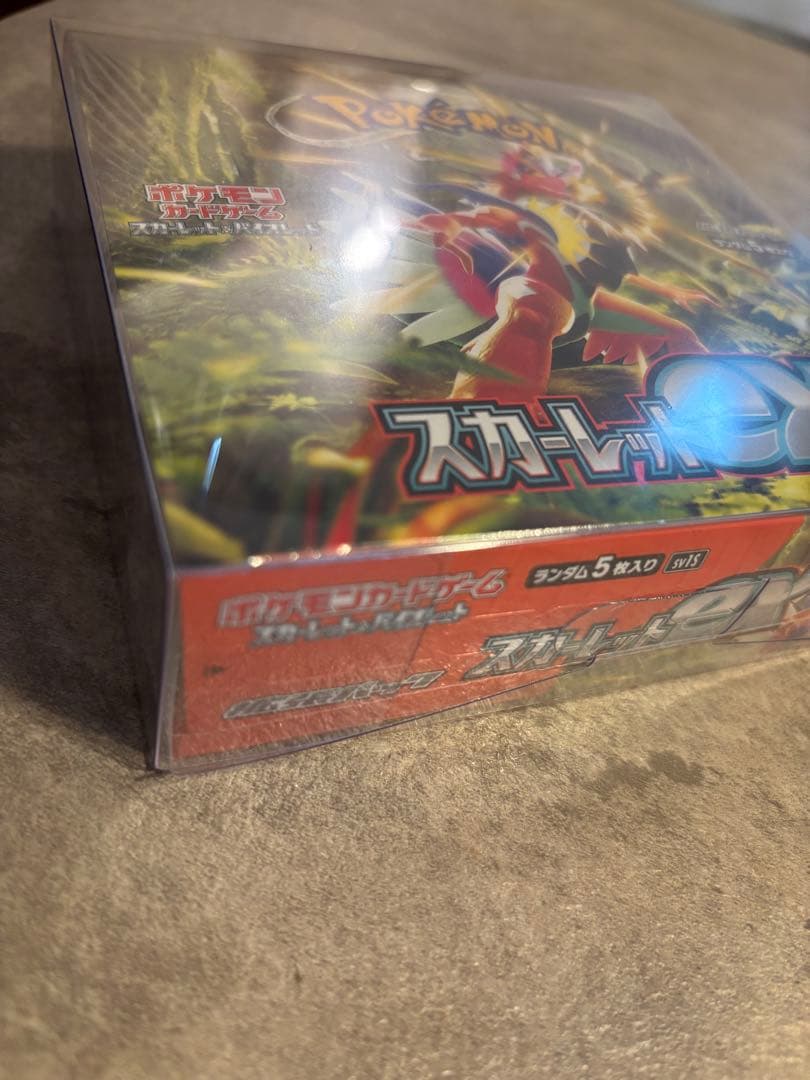 ポケモンカードゲーム　スカーレットex ボックスシュリンク付き