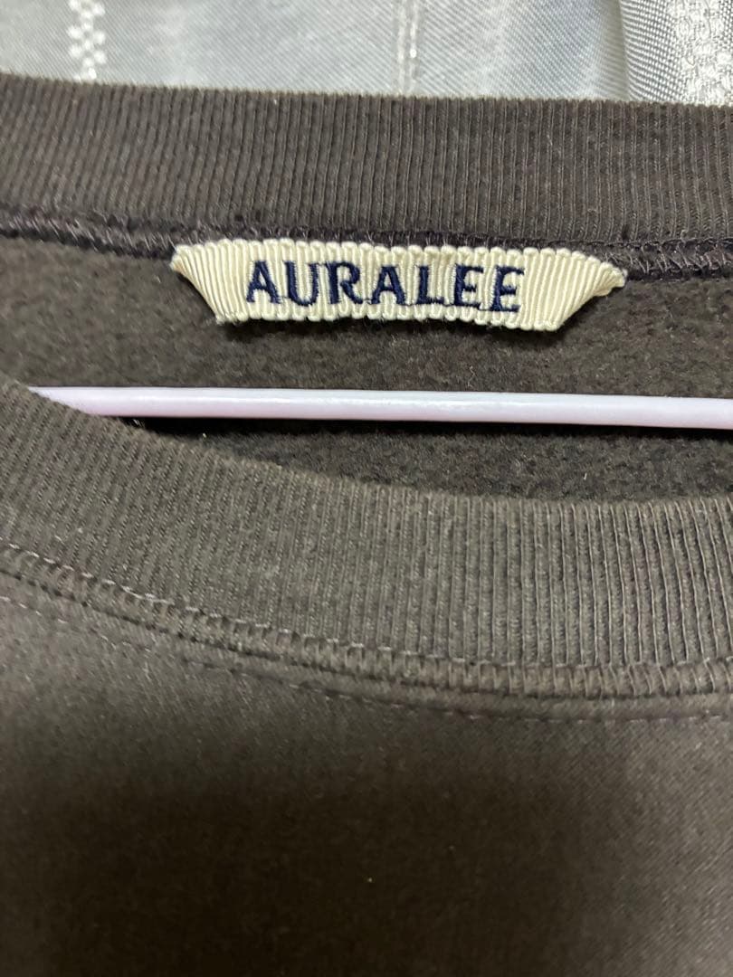 トップス 23aw auralee elastic high gauge sweat