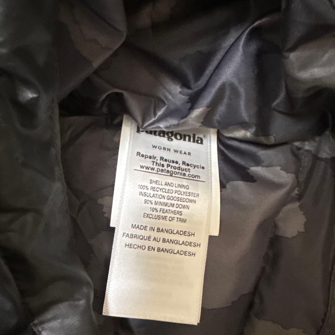 パタゴニア patagonia ダウンセーター フーディ プルオーバー M