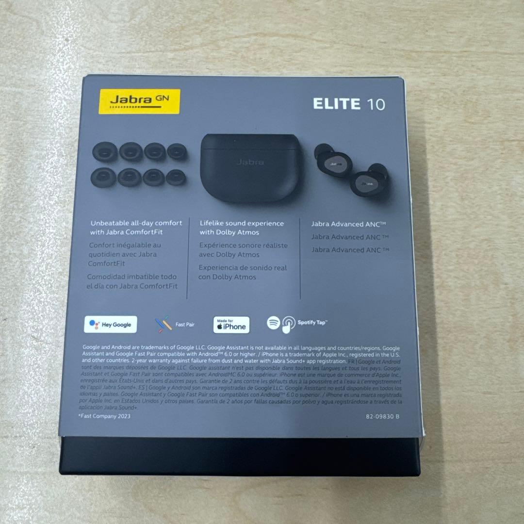 【新品未開封品】jabra ELITE10 ワイヤレスイヤホン
