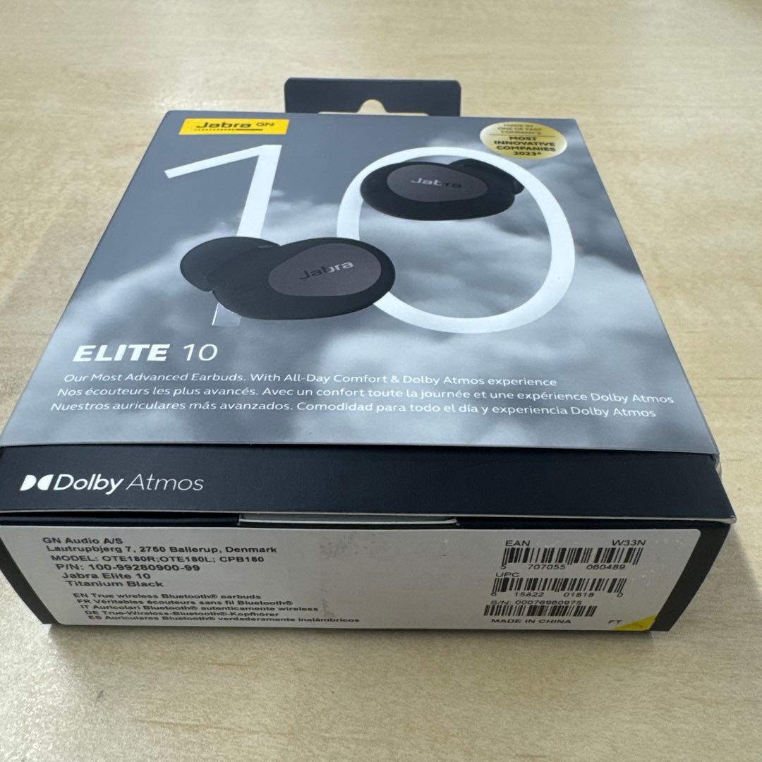 【新品未開封品】jabra ELITE10 ワイヤレスイヤホン