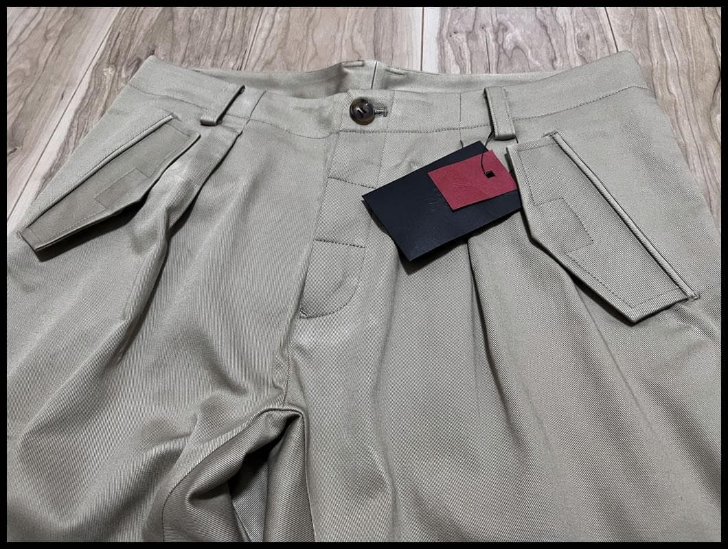 新品アトウatoストレッチジョッパーズパンツ／サルエルパンツ／テーパードパンツ