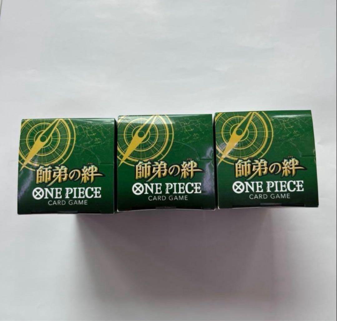 ワンピースカード　師弟の絆　未開封　テープ付き3box
