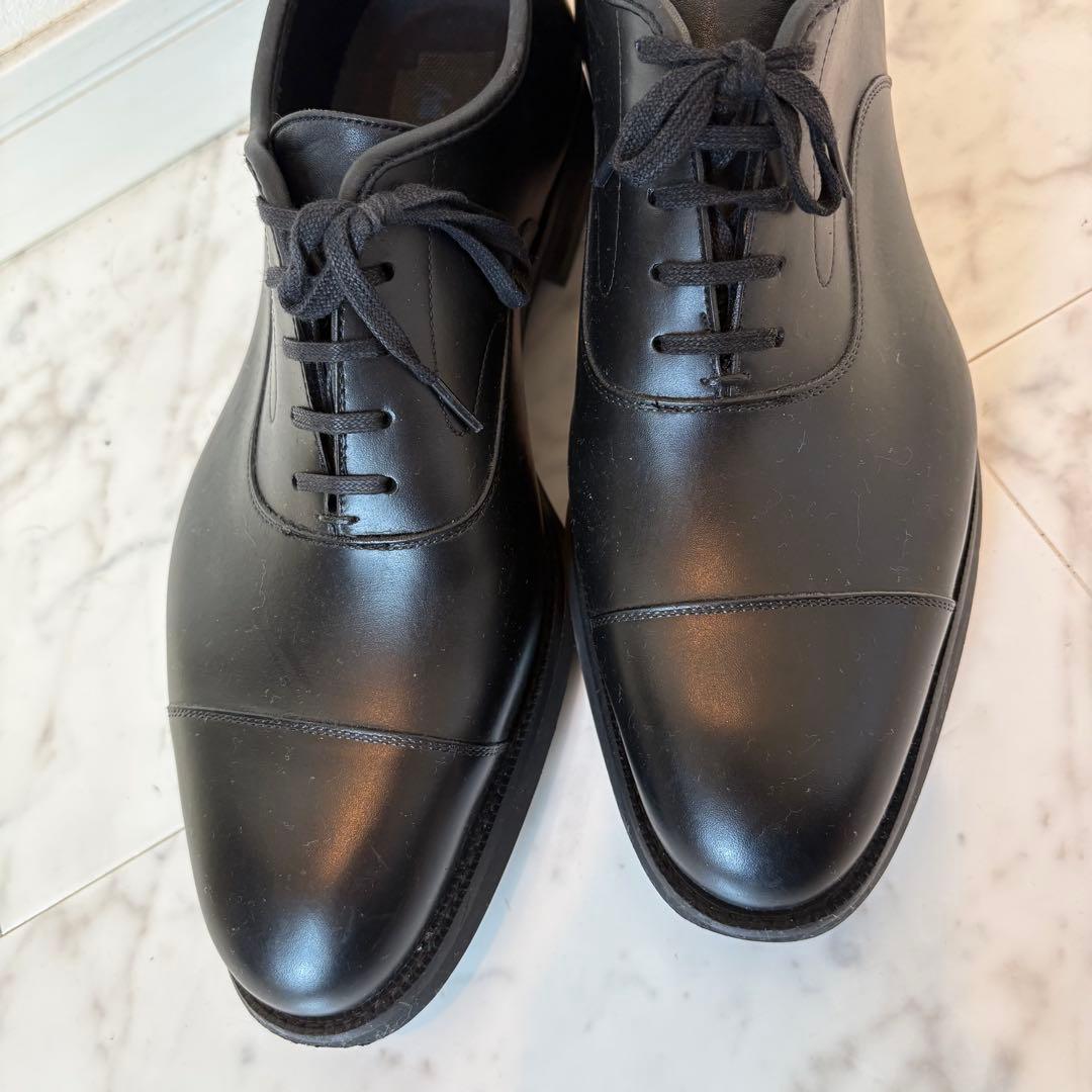 美品　レインシューズ　防水 友二郎 三陽山長　27.5cm 9.5 ビジネス革靴