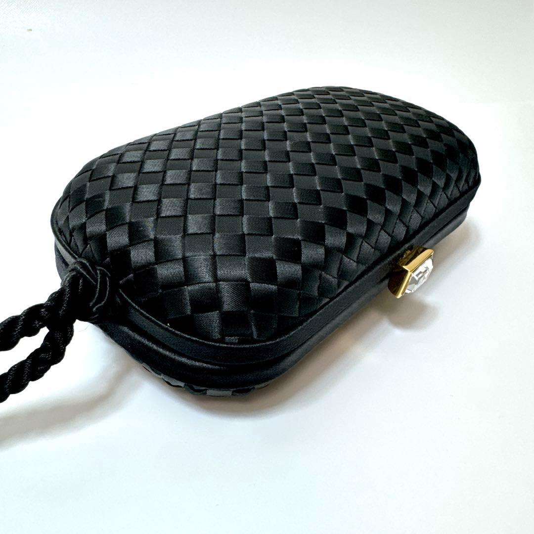 BOTTEGA VENETA ボッテガヴェネタ サテン パーティーバッグ