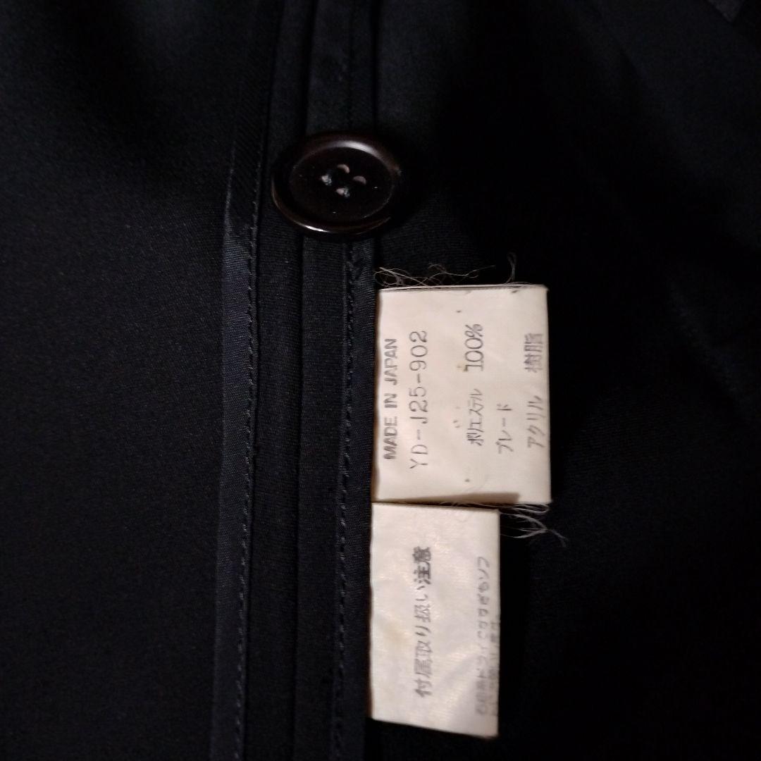 2012awワイズ ミドル丈装飾付きテーラードジャケット コート ヨウジヤマモト