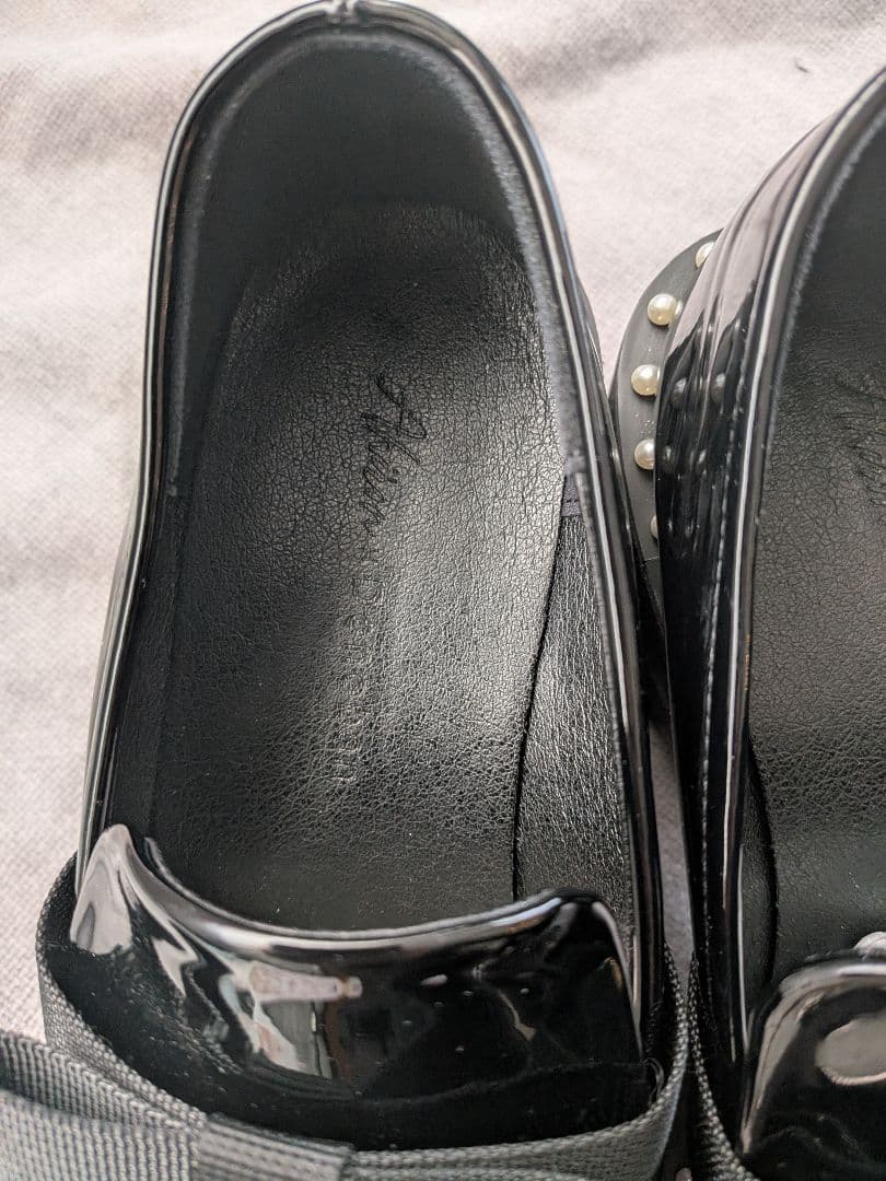 アキロン×Donobanコラボ パールリボンローファーM