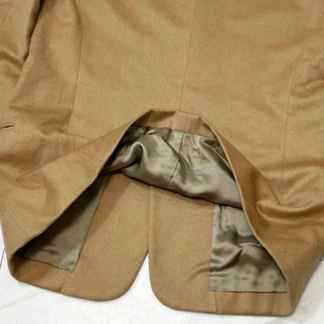 【美品★キャメルヘア100%】ジョルジオアルマーニ テーラードジャケットベージュ