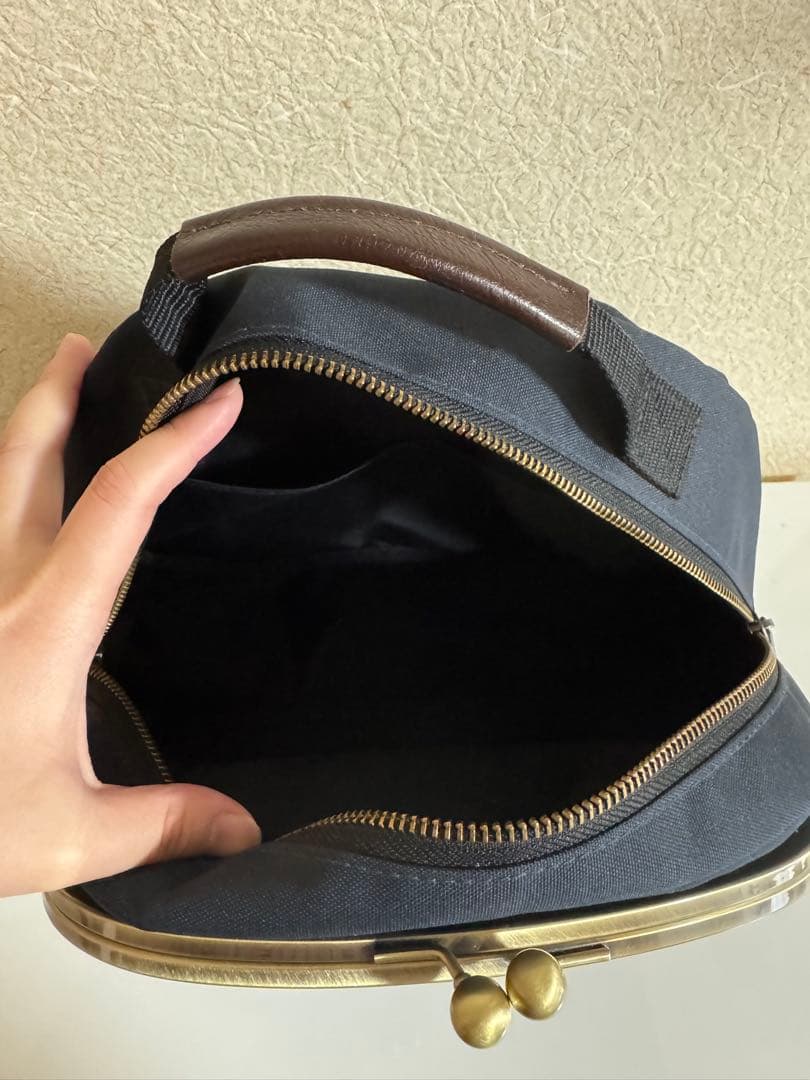 あやのこうじ ボディバッグ ダークネイビー