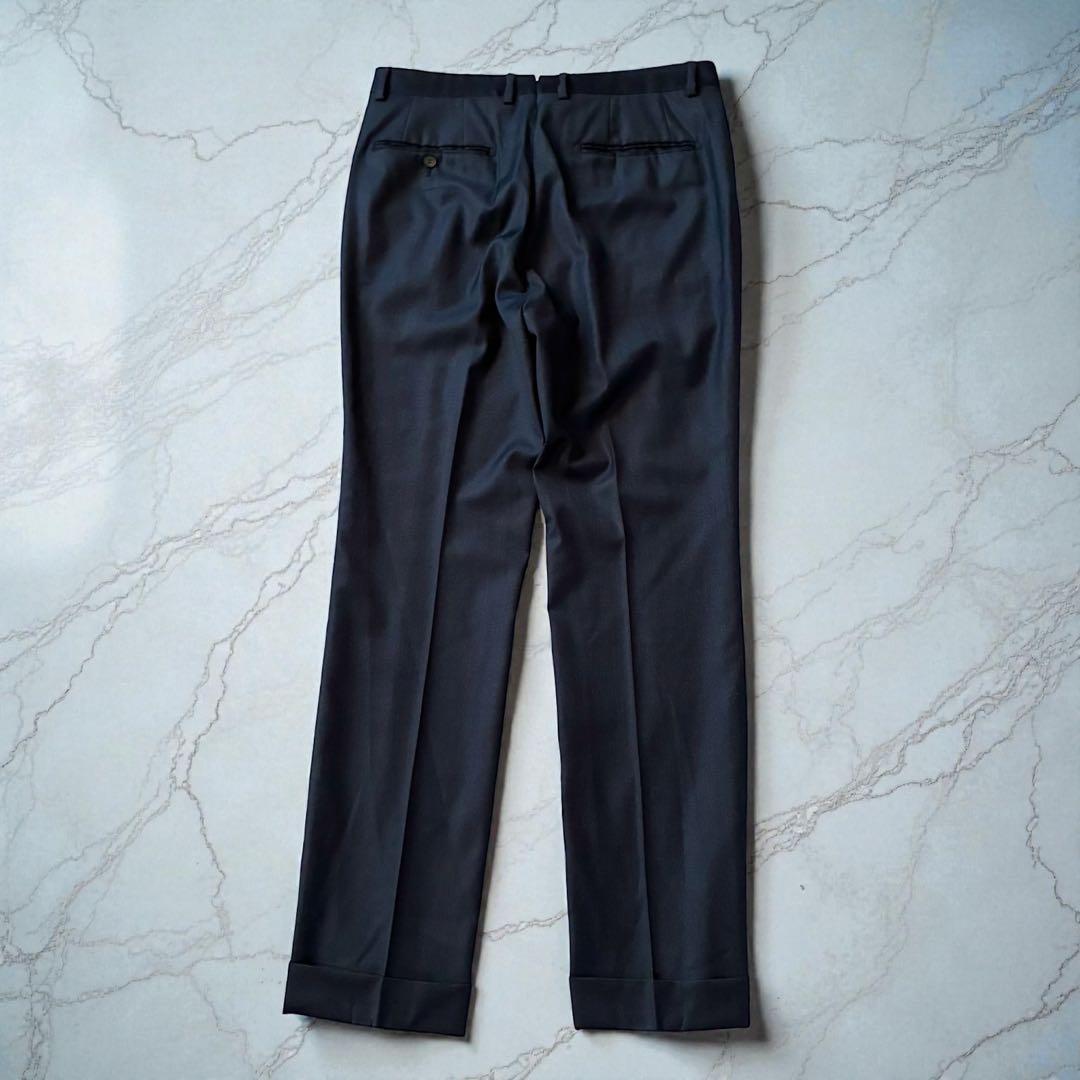 極美品 ロロピアーナ ユニバーサルランゲージ セットアップシングルスーツ 紺色