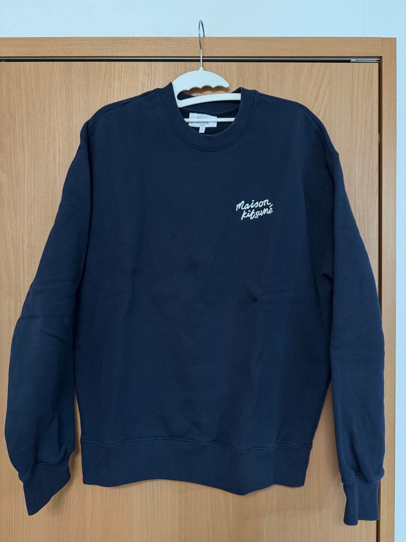 Maison Kitsuné ネイビー トレーナー Sサイズ