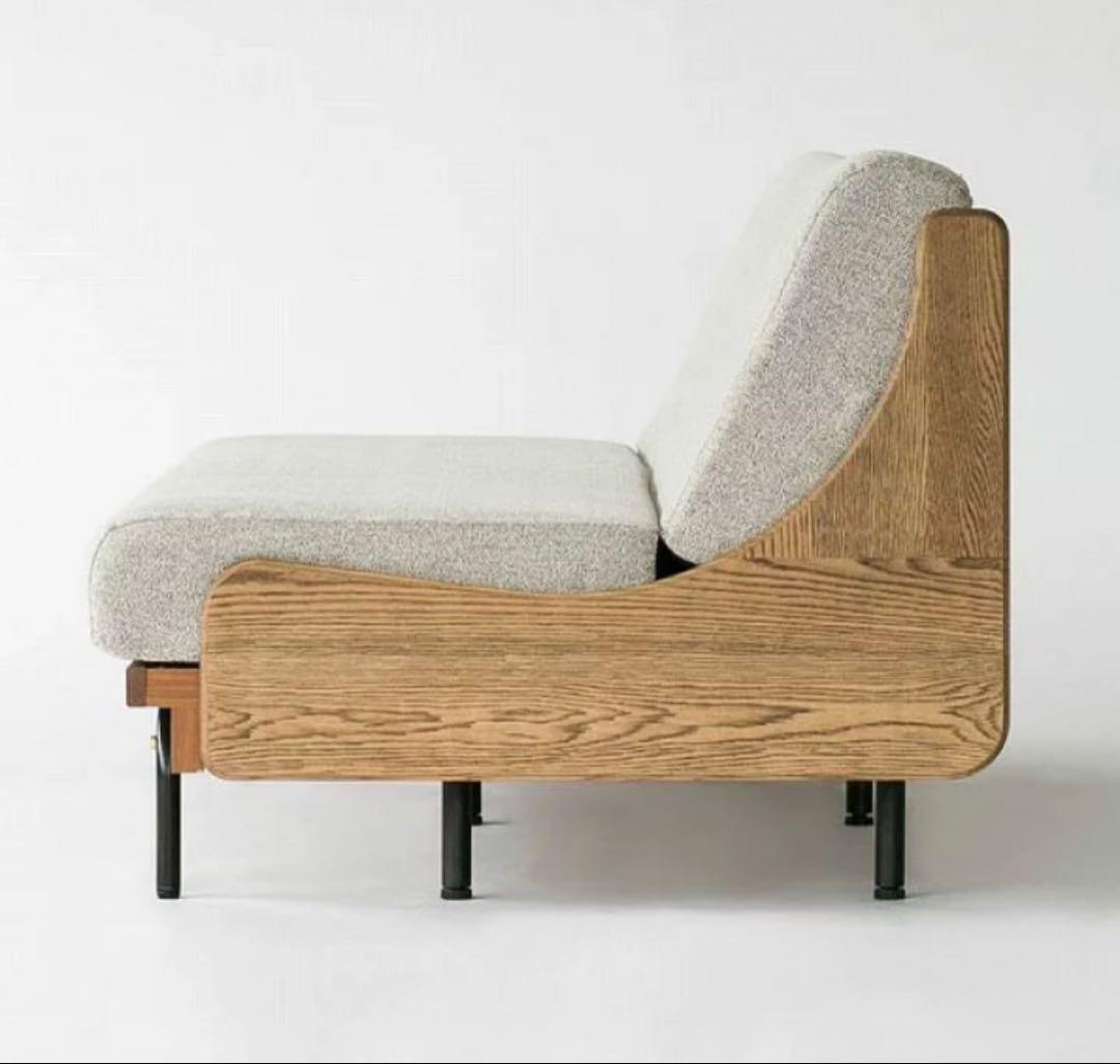 ジャーナルスタンダード　HABITAT ハビタ ソファベッド　ベージュ　カバー付