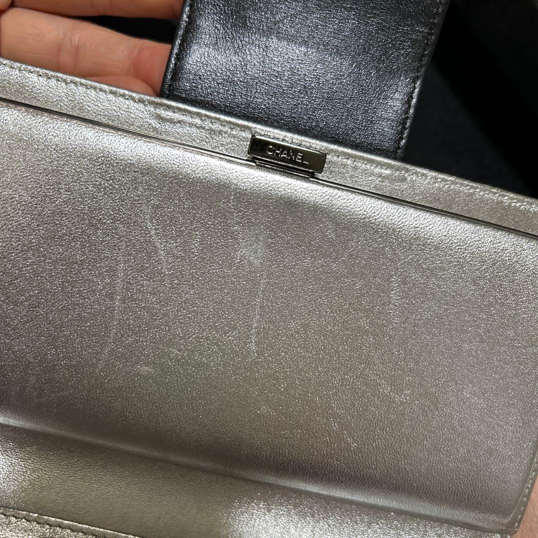 【CHANEL 】ココマーク　がま口長財布