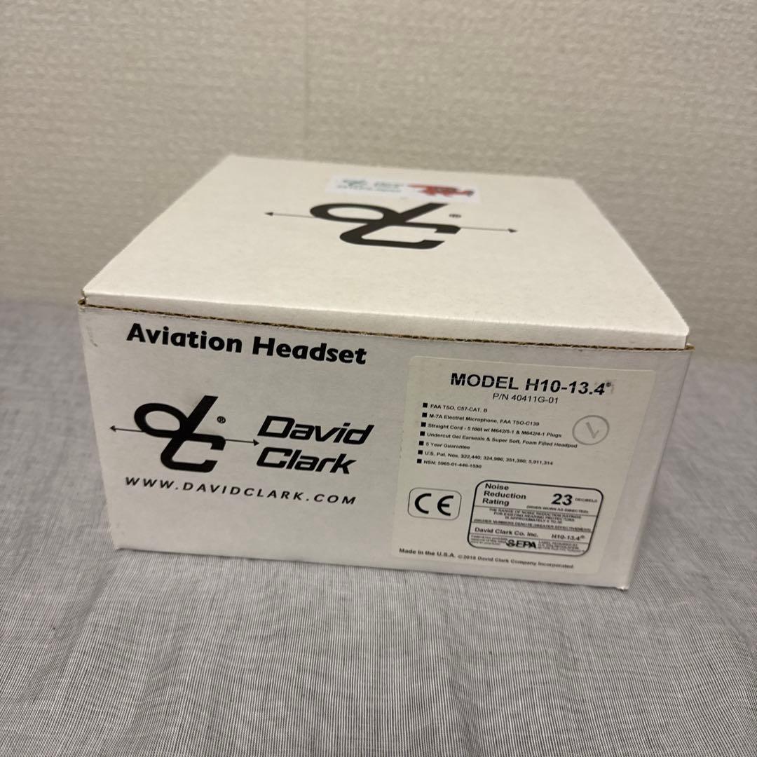 David Clark ヘッドフォン 緑色 マイク付き　H10-13.4