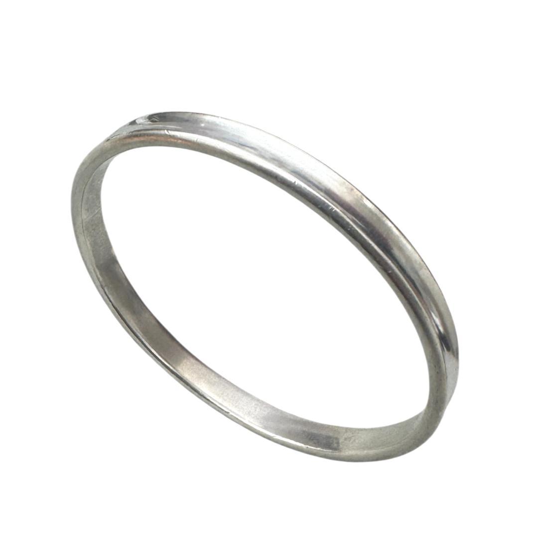 ★Tiffany & Co. バングル　ナローブレスレット1837　19.5cm