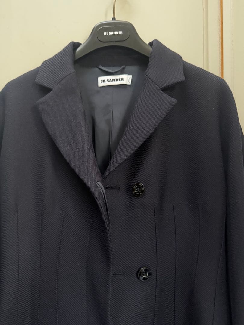 JIL SANDER 試着のみ【テーラード美シルエットジャケット ネイビーS】