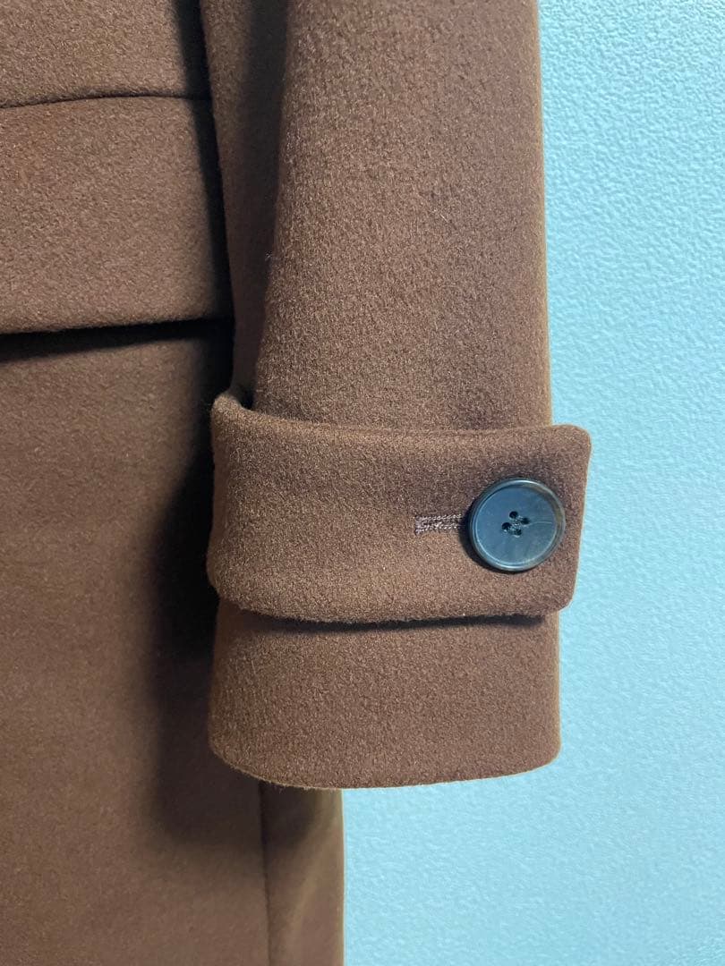 【ほんやべ】HUGO BOSS ブラウン ピーコート・ウールコート