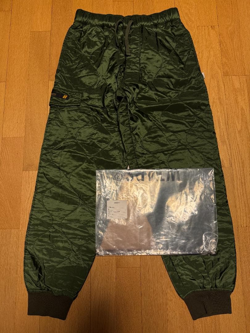 02 M WTAPS 19AW キルティング ナイロン パンツ