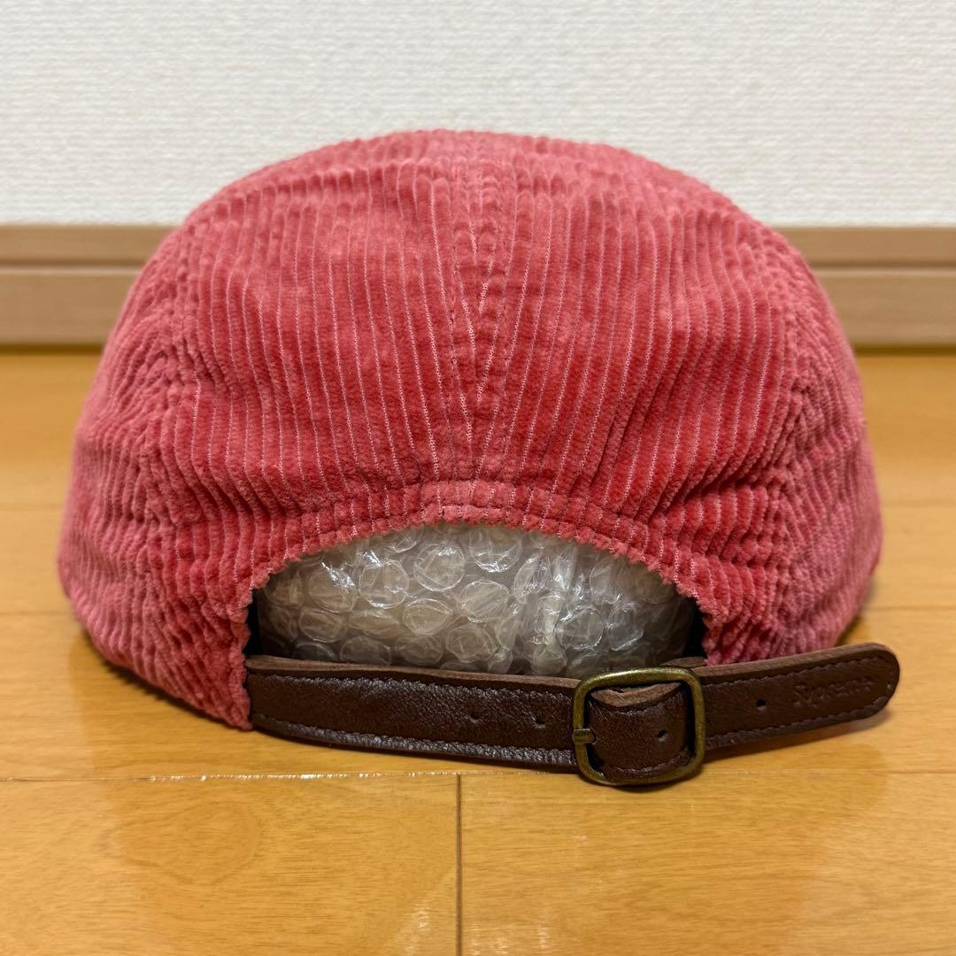 新品 Supreme Corduroy Camp Cap ライトレッド 25aw