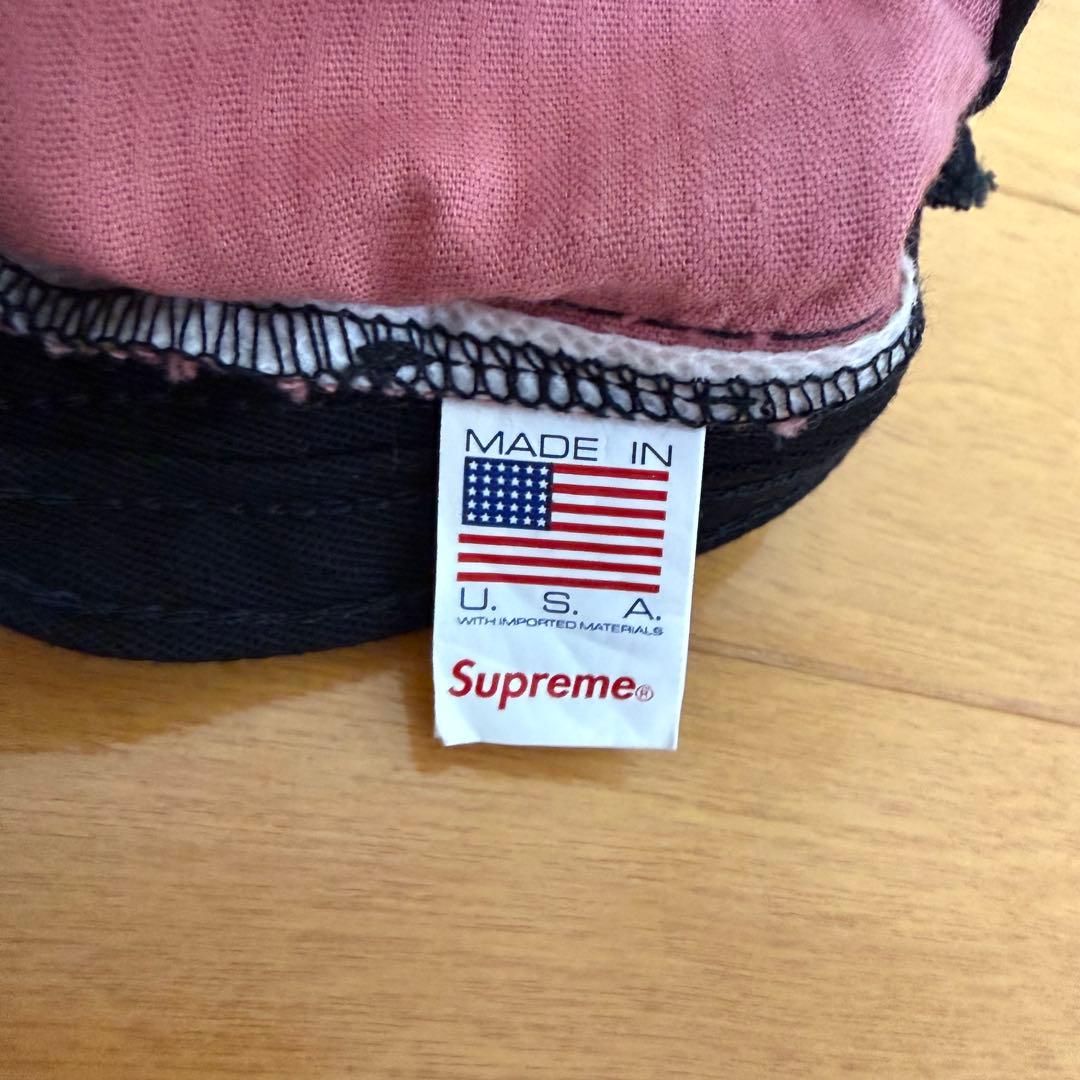 新品 Supreme Corduroy Camp Cap ライトレッド 25aw