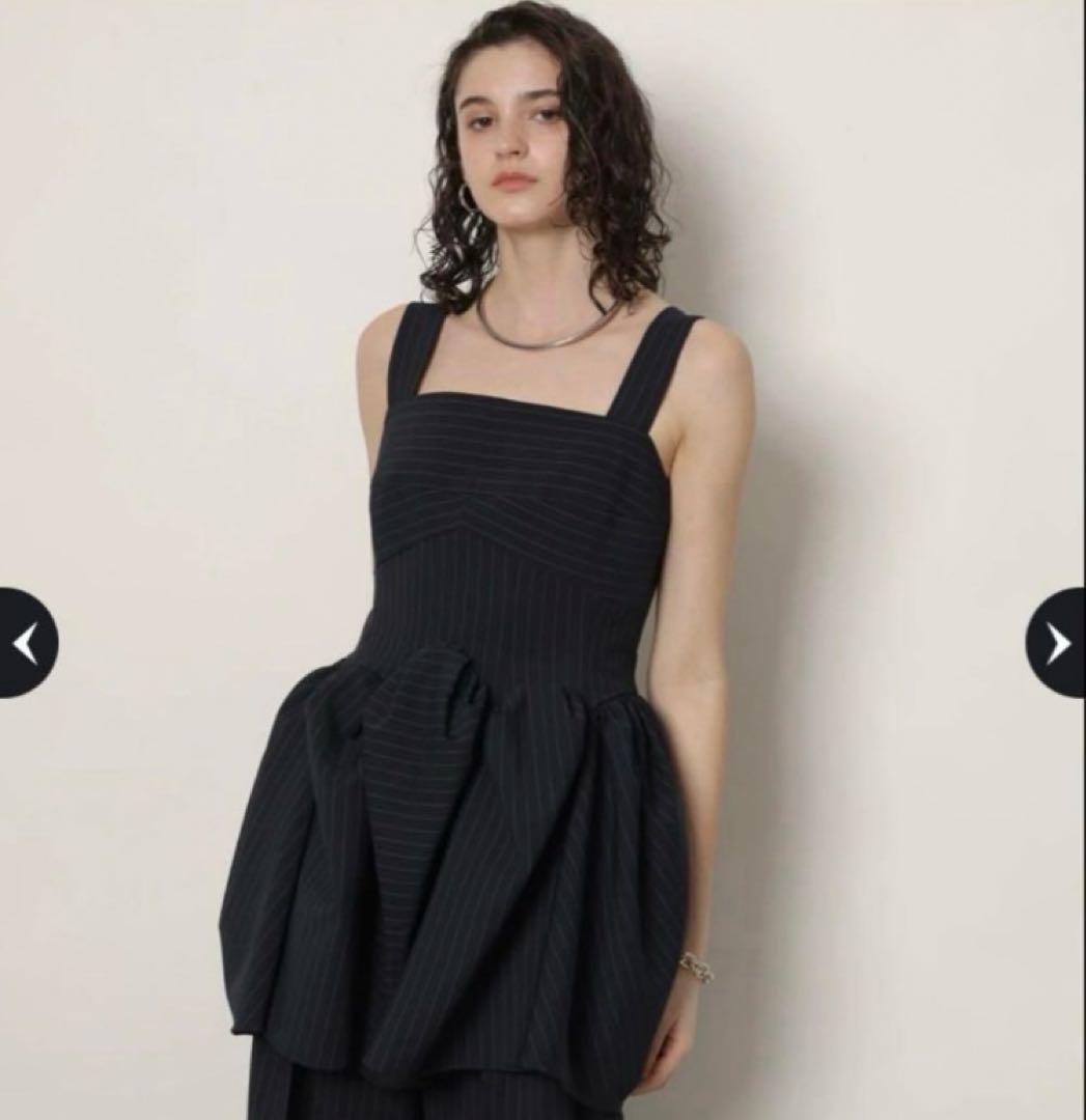 CADUNE ＜神崎 恵さんコラボ＞ボリュームペプラムトップス サイズ38