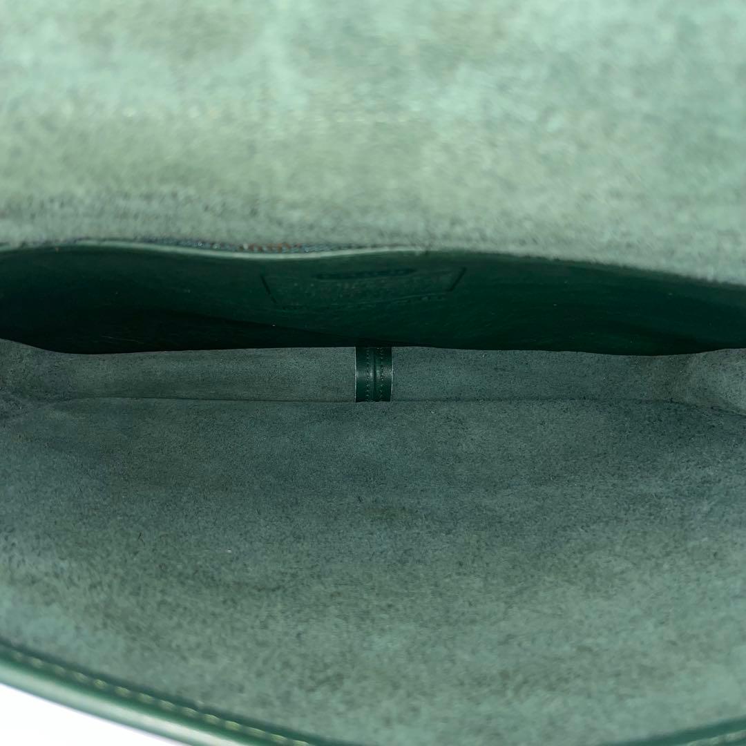 希少 オールドコーチ OLDCOACH ビジネスバッグ ターンロック グリーン