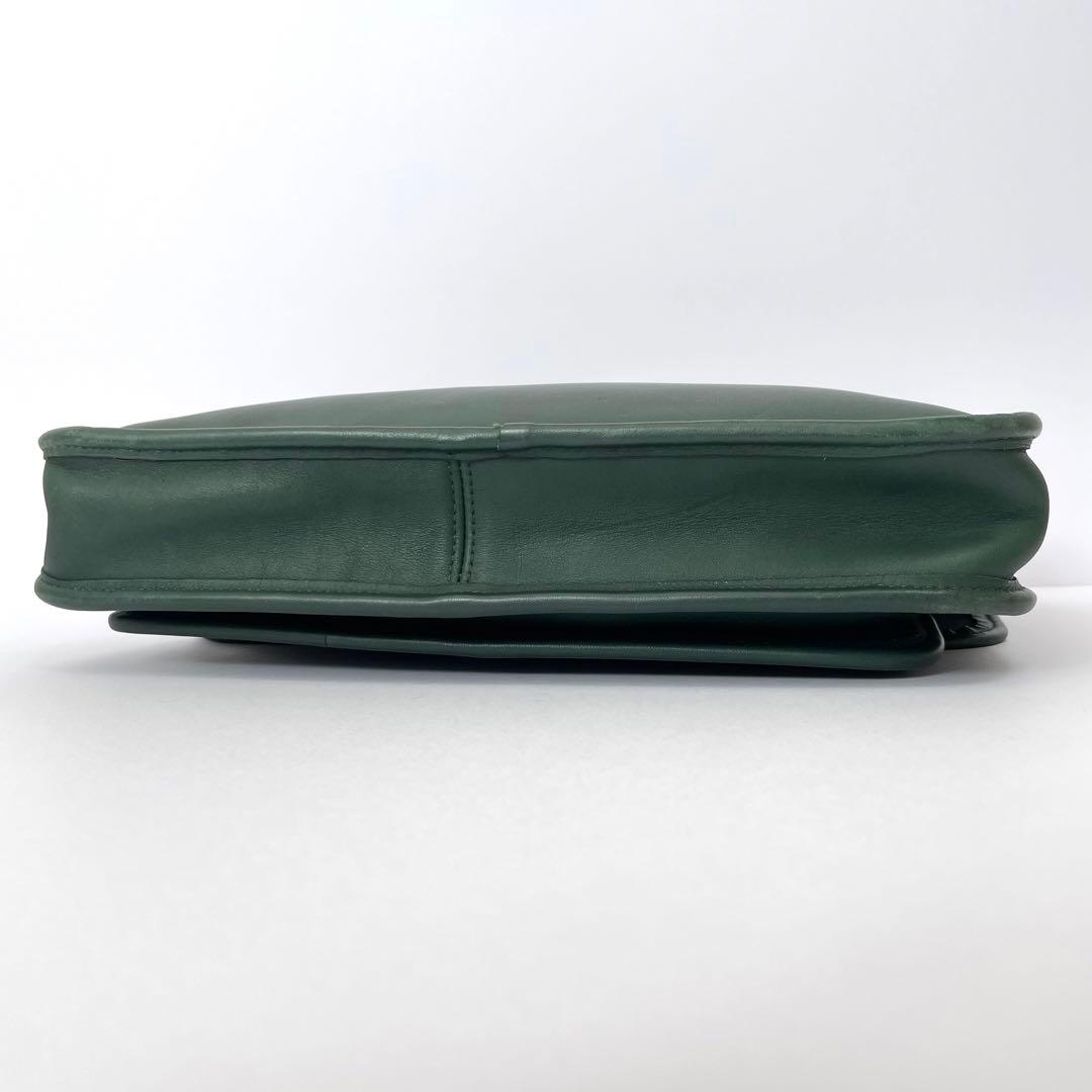 希少 オールドコーチ OLDCOACH ビジネスバッグ ターンロック グリーン