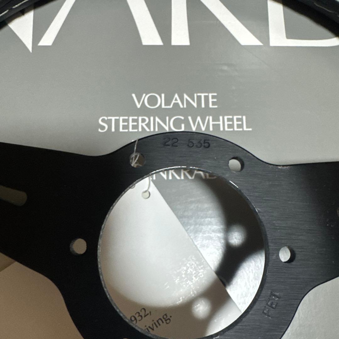 バ*ム様 ナルディ　CLASSIC ブラックレザー/ブラックスポーク（34φ）N