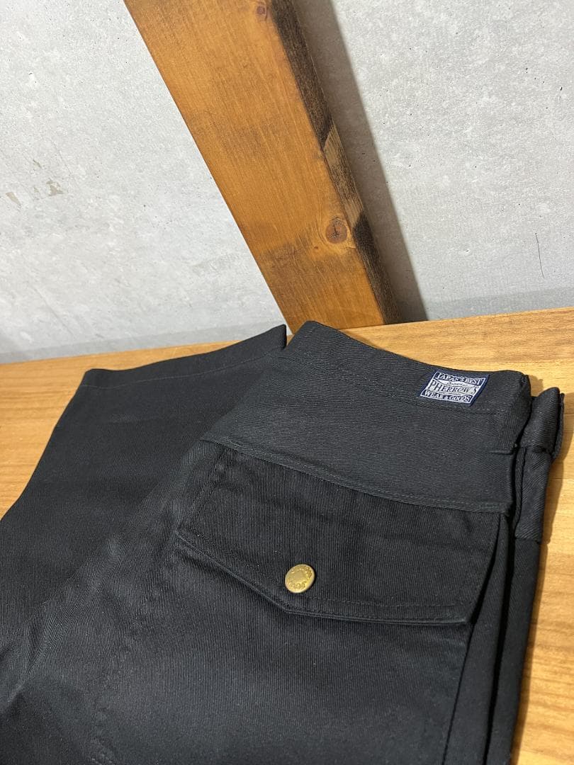 Pherrow's フェローズ ワークパンツ ブラック 黒 サイズ30