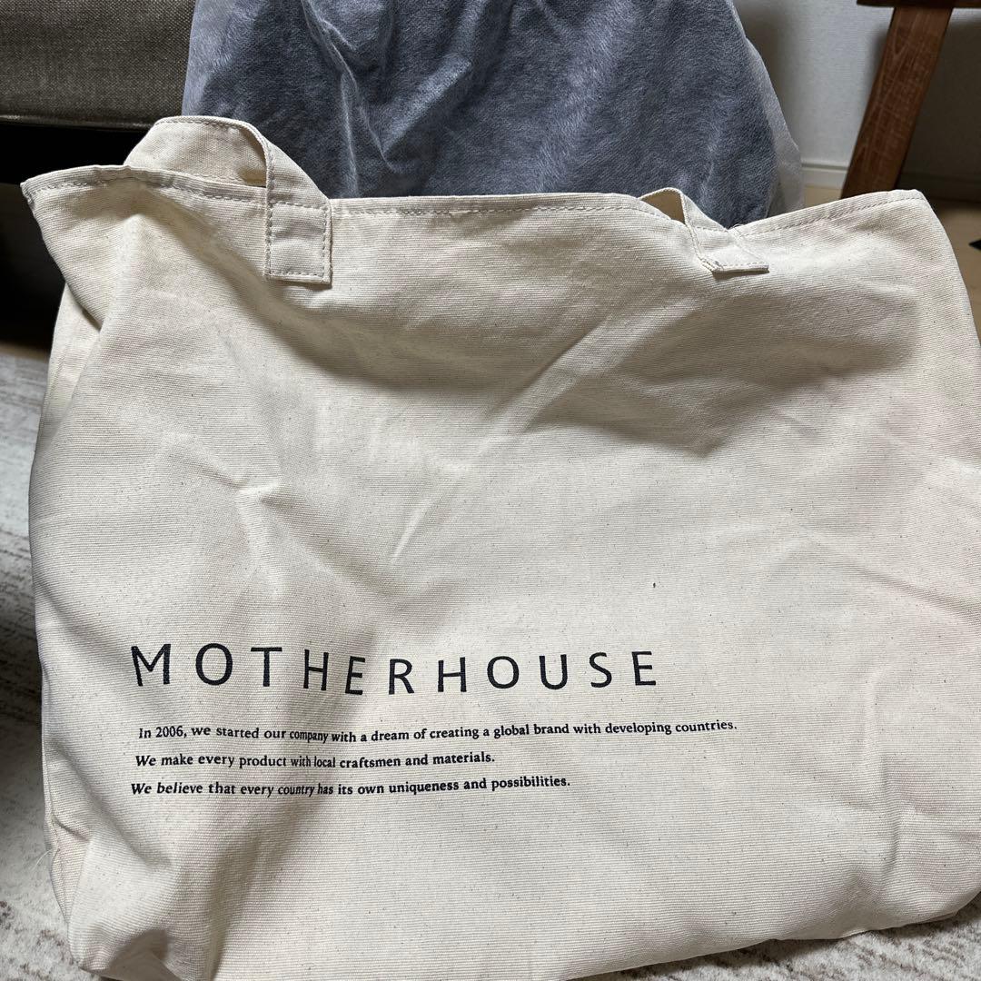 ネイビー レザー リュック 新品タグ付きマザーハウス