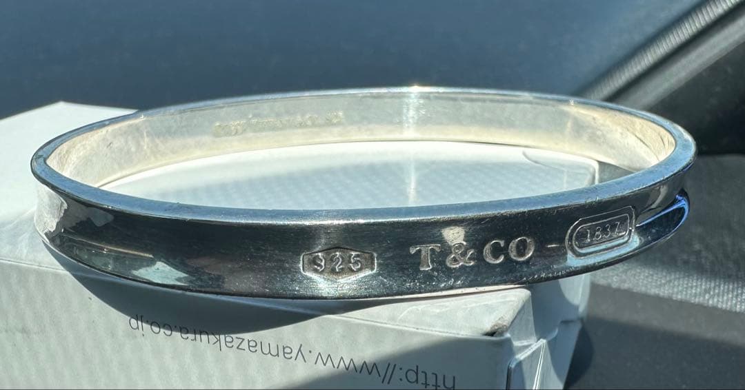 め*こ様 ティファニー　ナローバングル 1837 シルバー925
