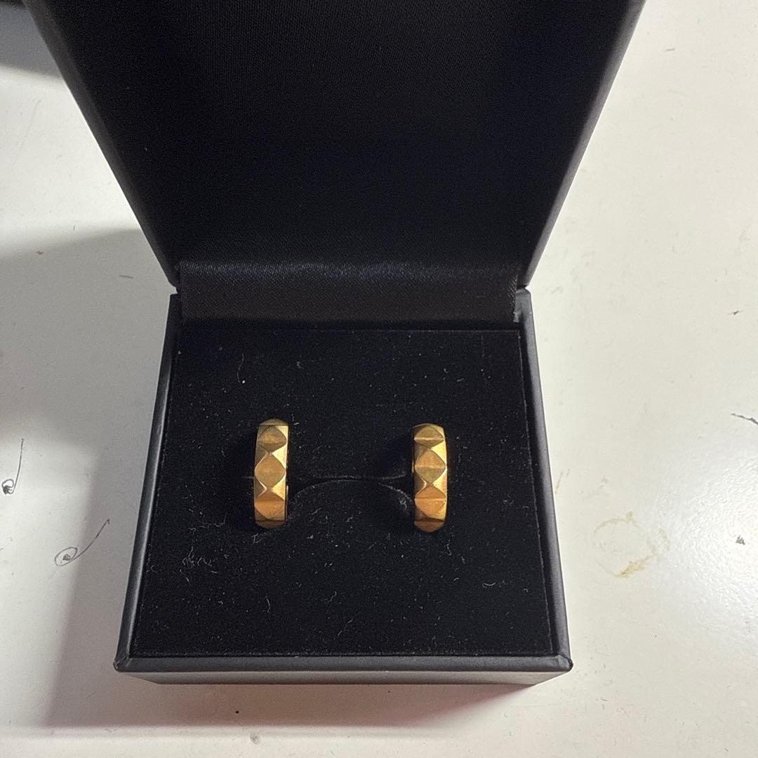 DIESEL ゴールドピアス 2点セット