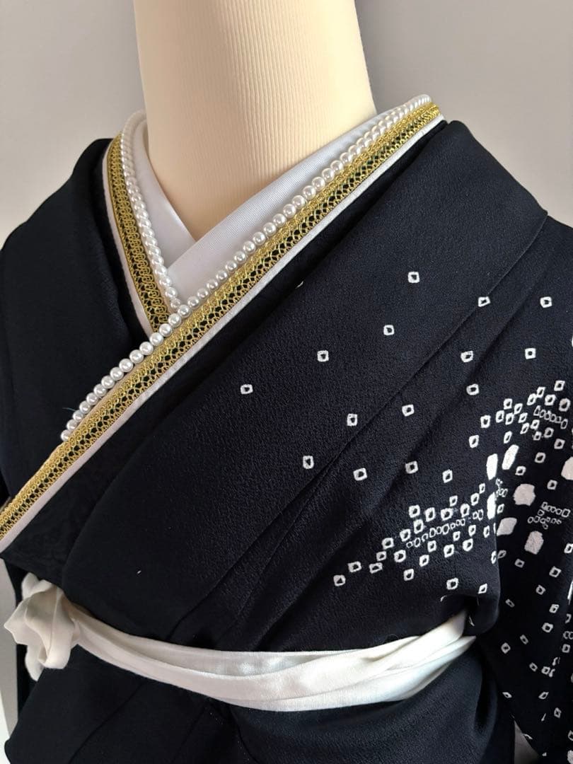 ふりふのジャカード重ね衿　振袖用