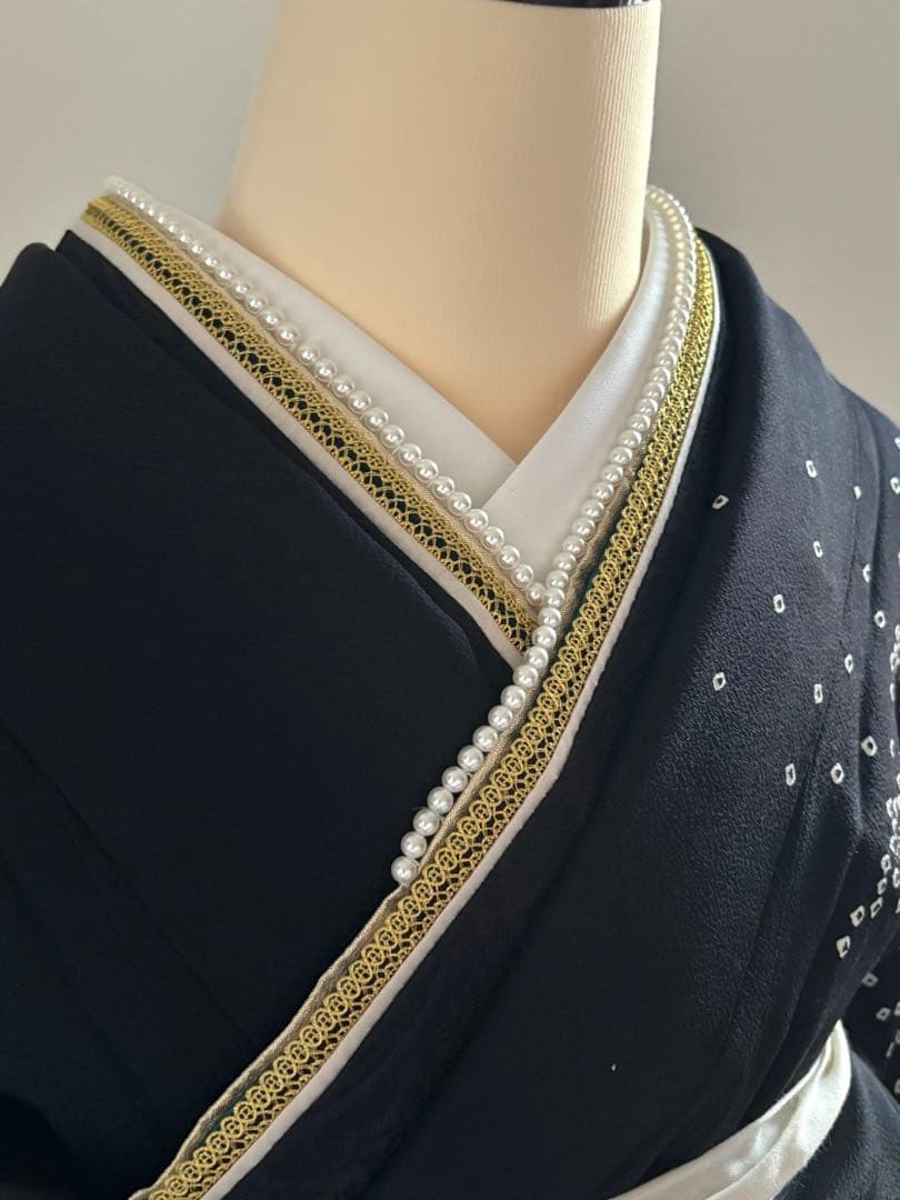 ふりふのジャカード重ね衿　振袖用