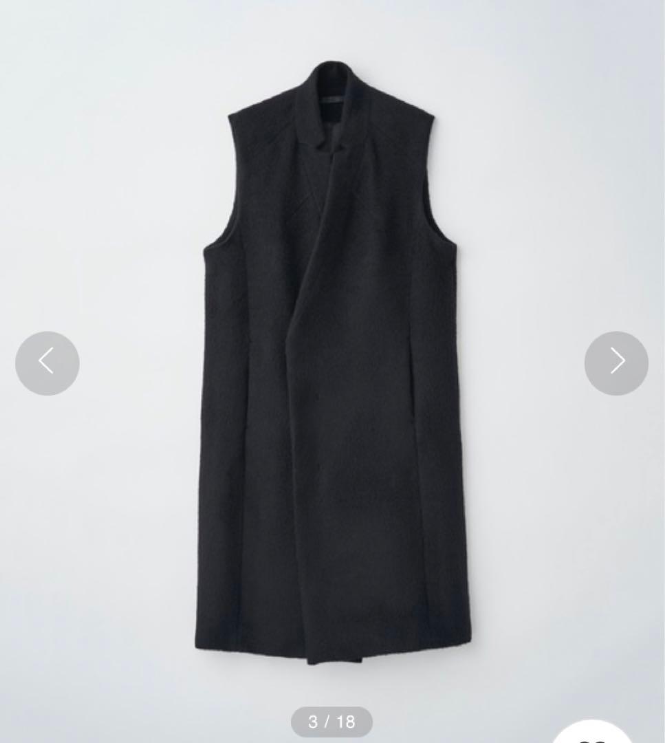 トップス JUHA SLEEVELESS COAT / Black
