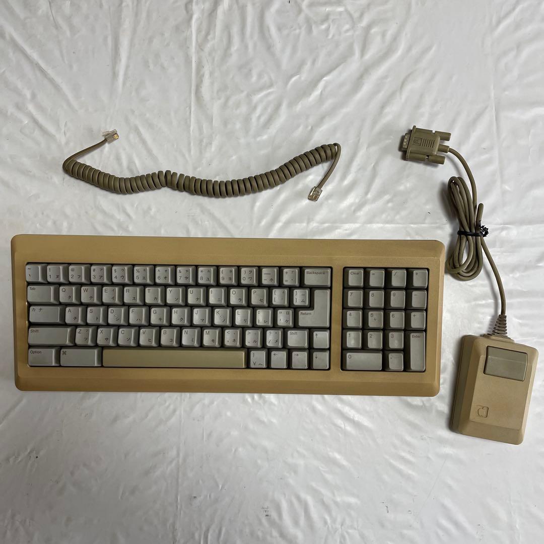 Apple Plus用M0110AJ キーボード 本体、マウス、ケーブル