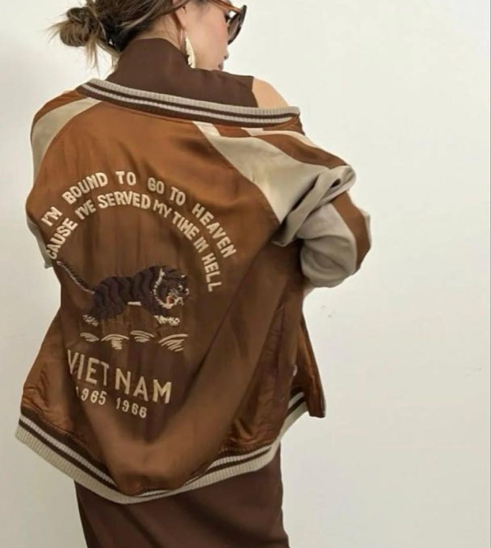 新品 L'Appartement シュタンバウム リバーシブル スカジャン